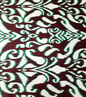Lerato Silk Satin - Abstract - Brown