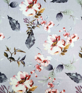 Printed DTY - Floral - Lilac