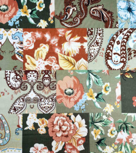 Printed DTY - Floral - Olive