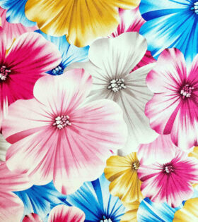 Printed Mini-Matt - Floral - Cerise Pink