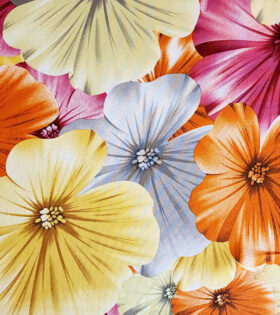 Printed Mini-Matt - Floral - Orange