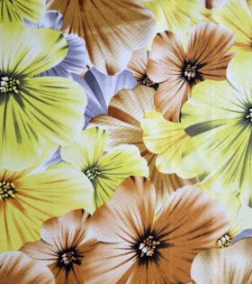 Printed Mini-Matt - Floral - Yellow