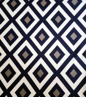 Printed Mini-Matt - Diamond - White