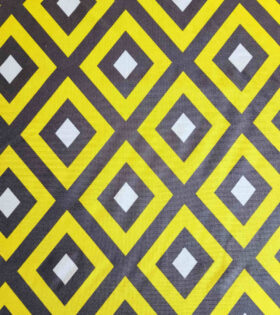 Printed Mini-Matt - Diamond - Yellow