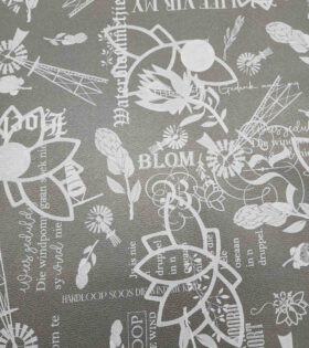 PVC Leather - Afrikaans - Grey