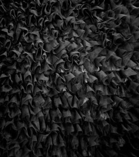 All Over Ruffle Tulle - Black