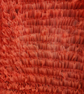 All Over Ruffle Tulle - Orange