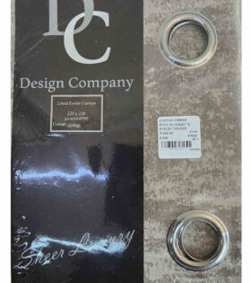 Ready to Hang Curtain - Silhouette Eyelet - Stone