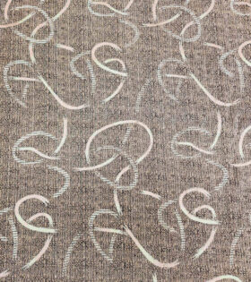 Woven Lurex Silk - Guava