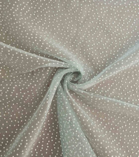 Organdy Satin - Dew Drop - Sage