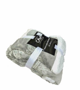 Flannel Sherpa Throw - 4