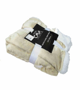 Flannel Sherpa Throw - 3