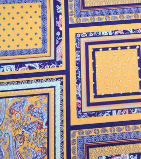 Printed Barbie - Abstract - Mustard