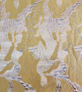 Organdy Brocade - Canary Yellow