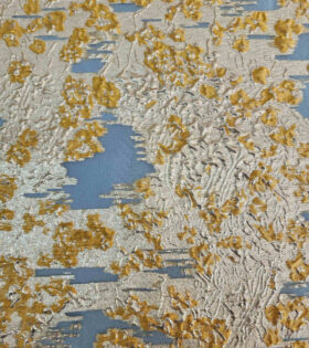 Organdy Brocade - Mustard