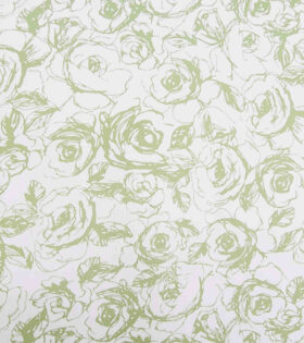 Dior Satin - Floral - Lime