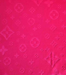 Embossed Scuba - Cerise Pink