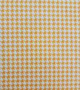 Printed Jersey Knit - Hounds tooth - Yellow