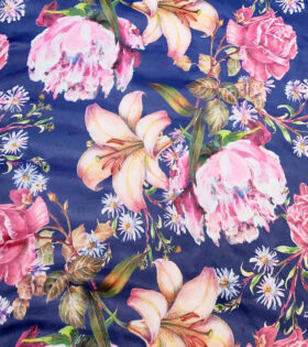 Printed Organdy Satin