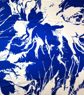 Printed Armani Satin - Abstract