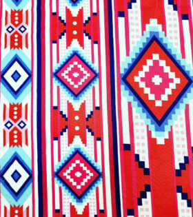 Printed Mini-Matt - Abstract - Red