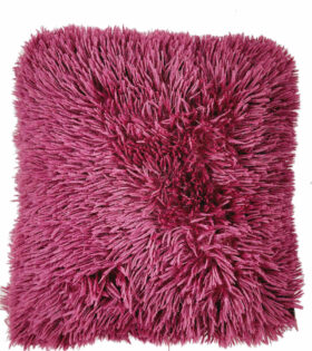 Fluffy Scatter Cushion - Maroon