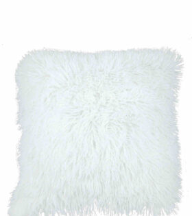 Fluffy Scatter Cushion - White