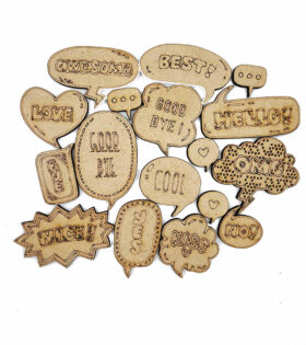 Wooden Words (Pack of 17)
