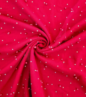 Pearl Diamond Tulle - Red