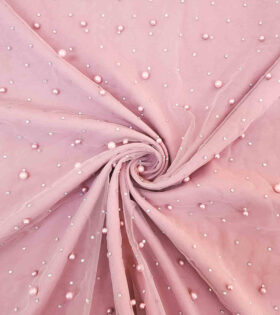 Pearl Diamond Tulle - Rose Pink