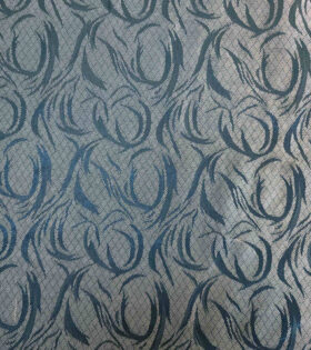 Woven Lurex Silk - Steel Blue