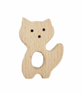 Macrame Wooden Accessories - Cat