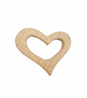 Macrame Wooden Accessories - Heart