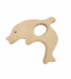 Macrame Wooden Accessories - Dolphin