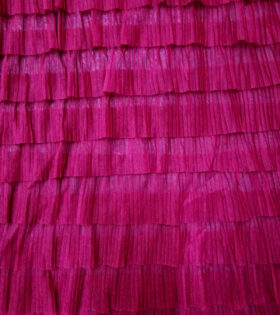 Ruffle Layered Tulle - Maroon