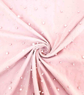 Pearl Diamond Tulle - Blush