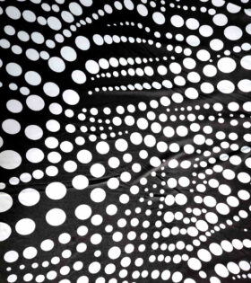 Printed Bon Bon - Dots - Black