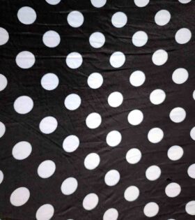 Printed Bon Bon - Dots - Black