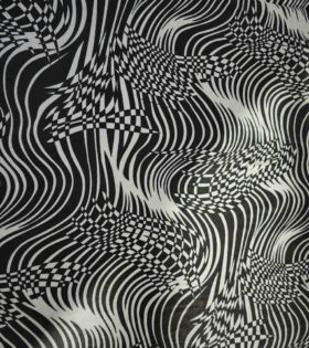 Printed Bon Bon - Abstract - Black