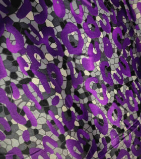 Printed Bon Bon - Abstract - Purple