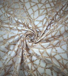 Two Tone Caviar Tulle - Rose Gold