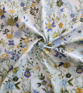 Es Embroidered Tulle - Sage
