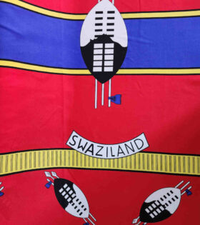 Printed Mini-Matt - Swaziland - Red