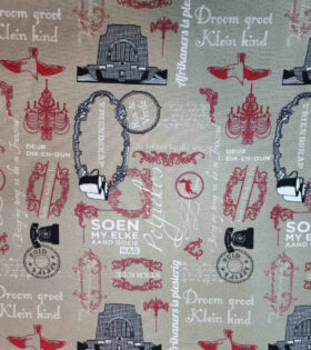 Printed Mini-Matt - Afrikaans - Stone