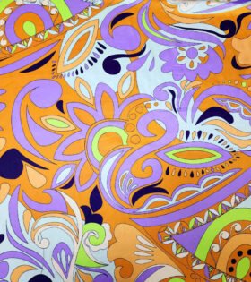 Omega Satin - Abstract - Lilac