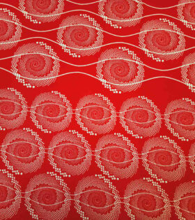Printed Mini-Matt - Ethnic - Red