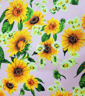 Printed Mini-Matt - Sunflower - Peach