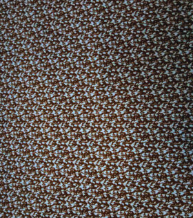 Rayon Challis - Floral - Chocolate