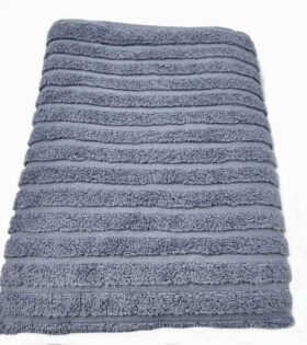 Colibri Rib-Z Twist Bath Sheet - Steel Blue