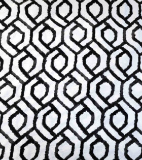 Rayon Challis - Abstract - Black